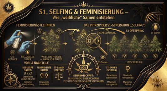 S1, Selfing & Feminisierung: Genetische Rekombination und die Wahrheit hinter Elite-Samen