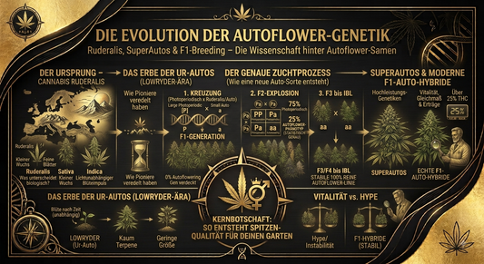 Ruderalis, SuperAutos & F1-Breeding – Die Wissenschaft hinter modernen Autoflower-Samen