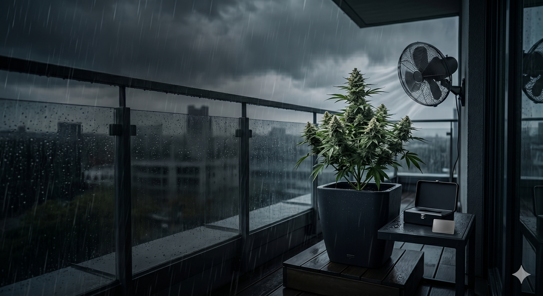 Dauerregen im Juni: So schützt du deine Balkon-Autoflower vor Knospenfäule (Botrytis)