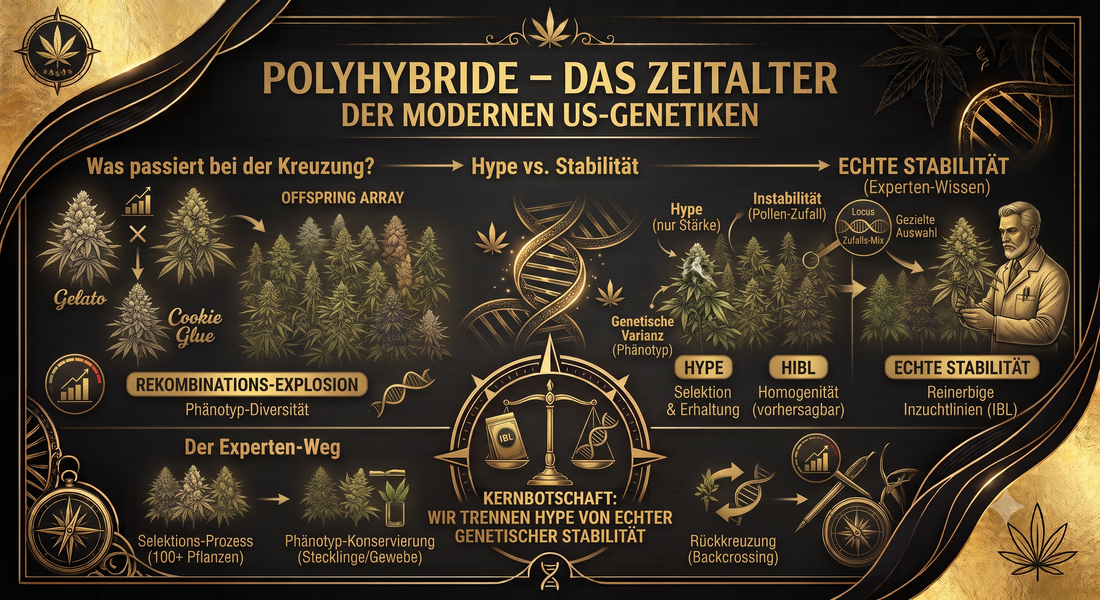 Polyhybride – Das Zeitalter der modernen US-Genetiken: Hype vs. Echte Stabilität