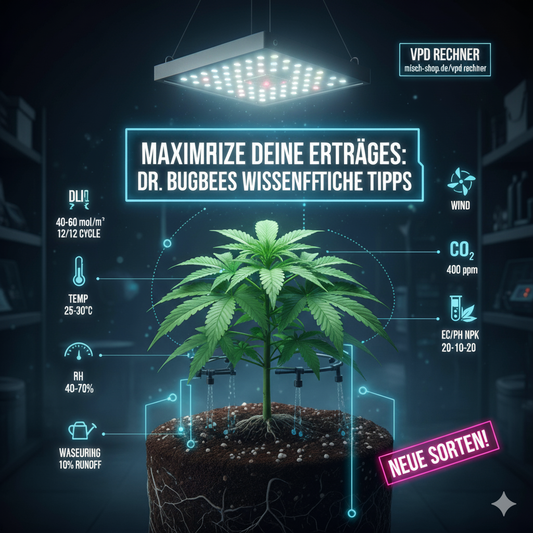 So holst du das Maximum aus deinem Cannabis-Anbau raus: Der ultimative Leitfaden von Dr. Bruce Bugbee