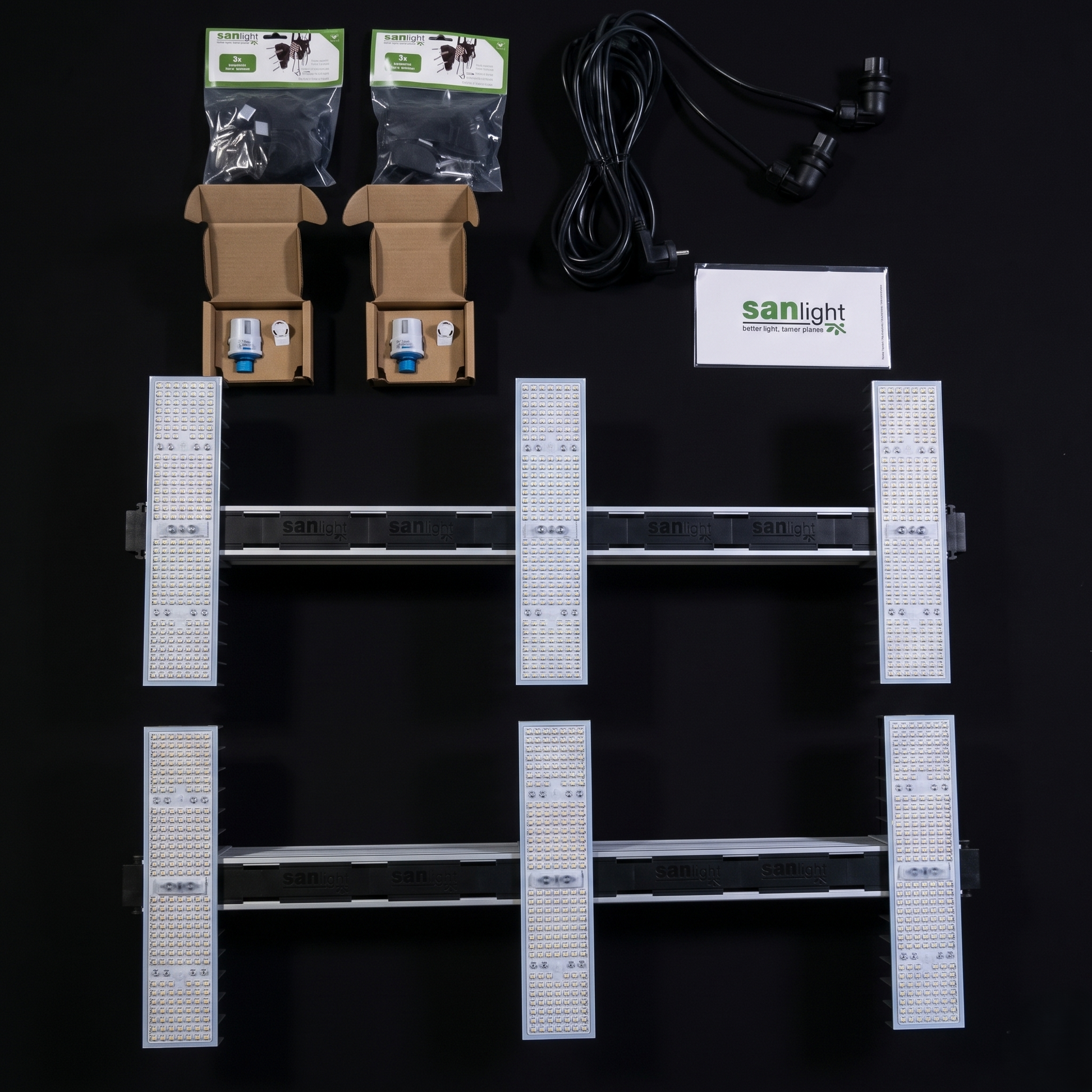 SANlight EVO Serie – High-End LED Grow-Set inkl. Dimmer Grow Zubehör von Sanlight