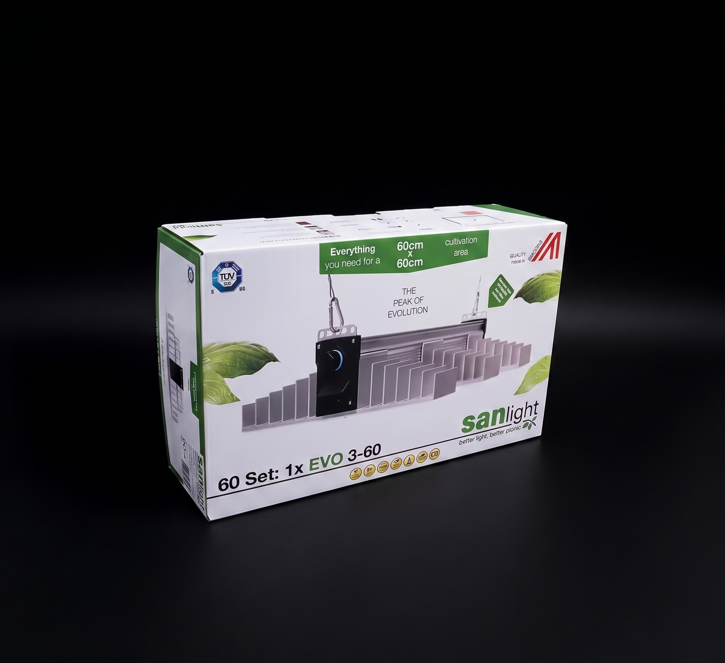 SANlight EVO Serie – High-End LED Grow-Set inkl. Dimmer Grow Zubehör von Sanlight