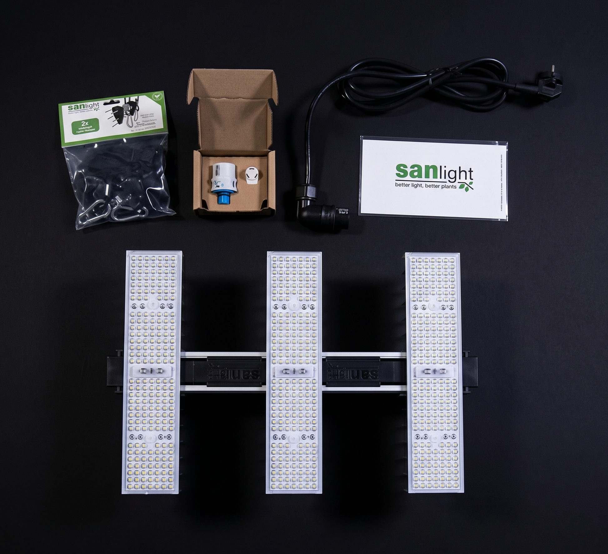 SANlight EVO Serie – High-End LED Grow-Set inkl. Dimmer Grow Zubehör von Sanlight